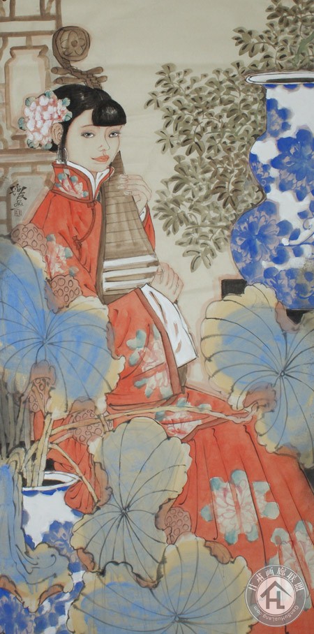 金增友作品 暗香系列十九168x68cm