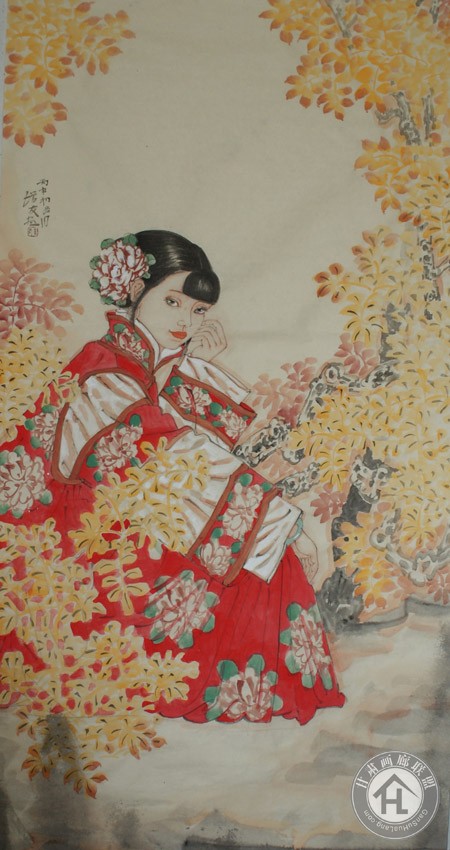 金增友作品 暗香系列八168x68cm