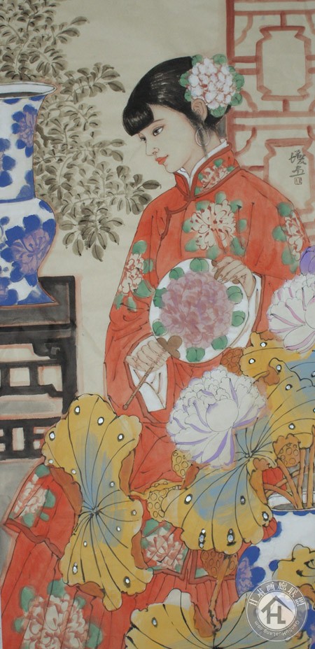 金增友作品 暗香系列六168x68cm