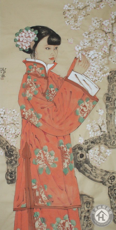 金增友作品 暗香系列十168x68cm