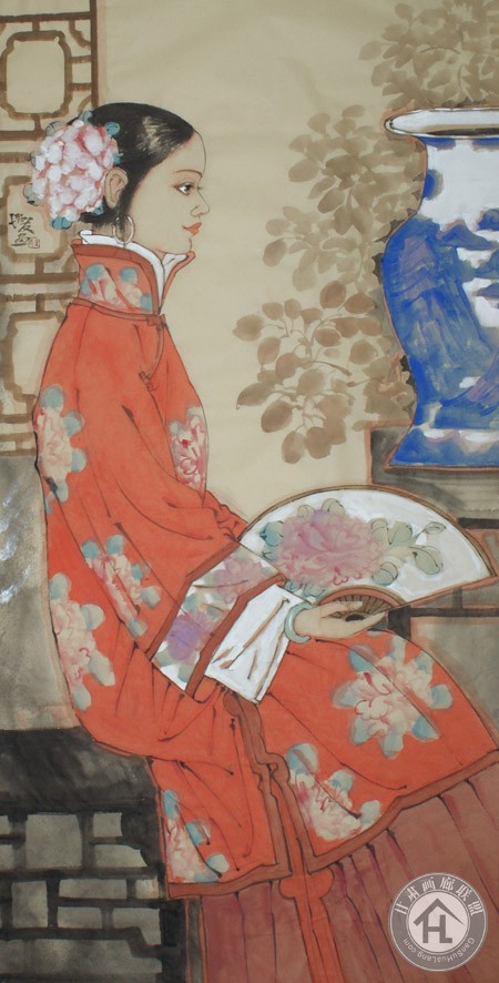 金增友作品 暗香系列十八168x68cm