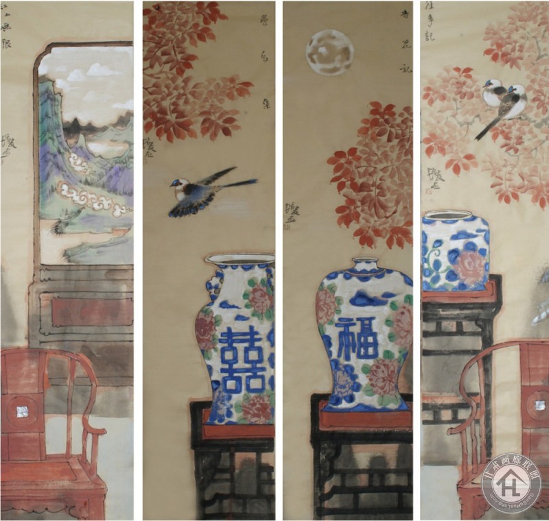 金增友作品 宋园往事系列二168x34x4cm