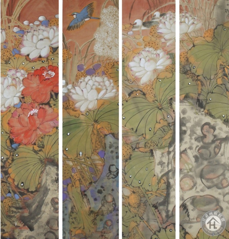 金增友作品 宋园往事系列四168x34x4cm