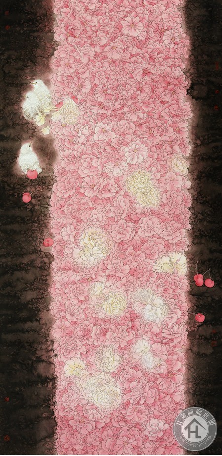 厚土写芬芳系列之一--王云--2014年--132cm×66cm