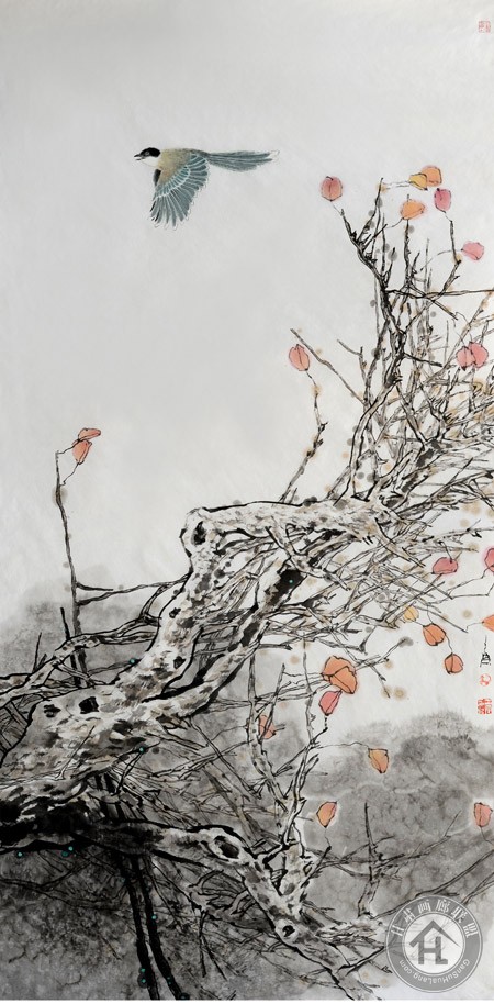 远方·永远的方向系列之二-王云-2016年-137cm×68cm