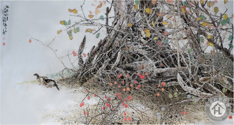 大荒秋色系列之二-王云-2016年-96cm×179cm