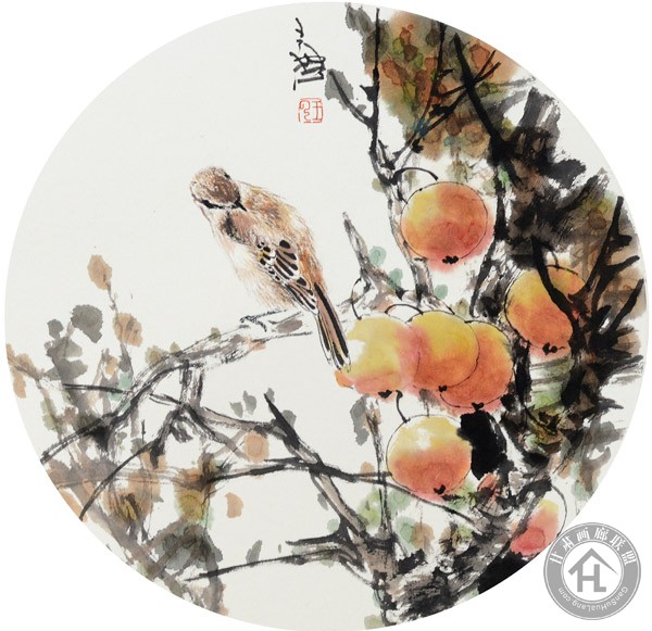 我家红果甜系列之二-王云-2017年-33cm×33cm