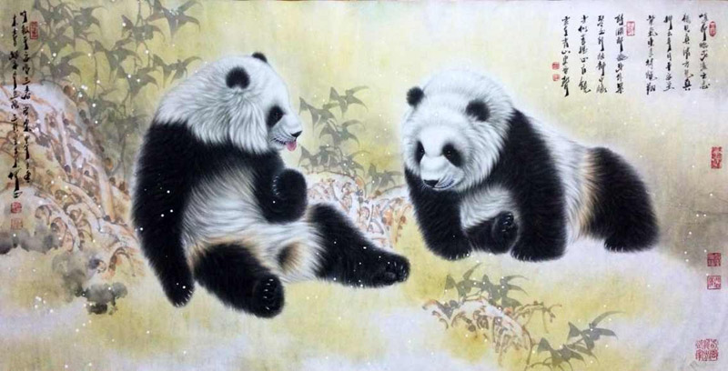 何西作品 68cm×136cm