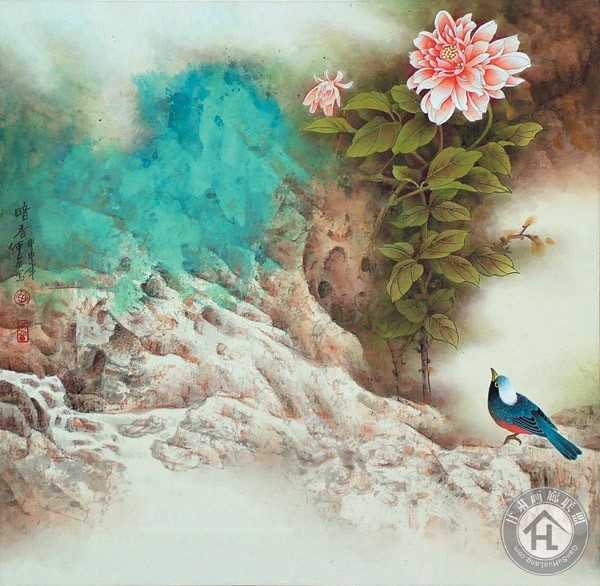 何西作品《暗香》68cm×68cm