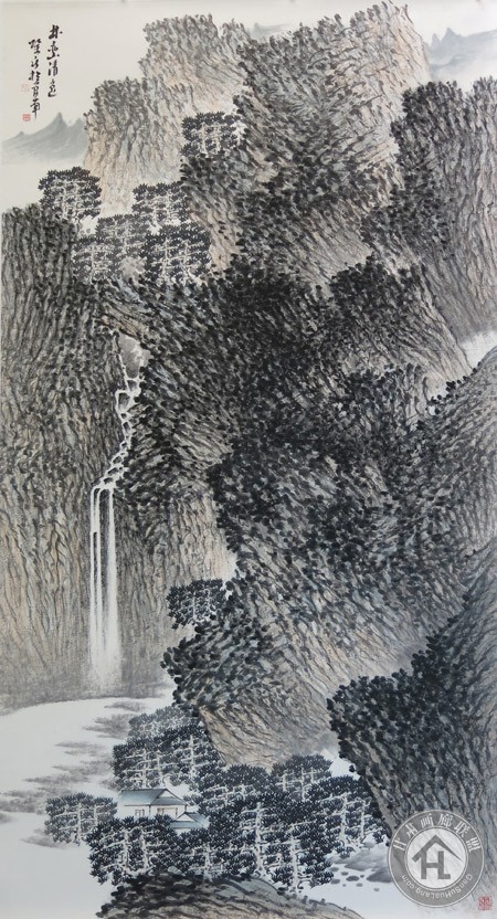巩崇君山水画作品