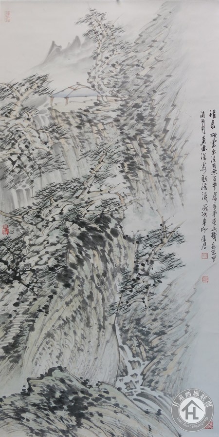 巩崇君山水画作品
