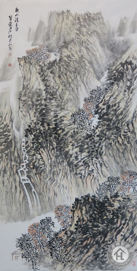 巩崇君山水画作品
