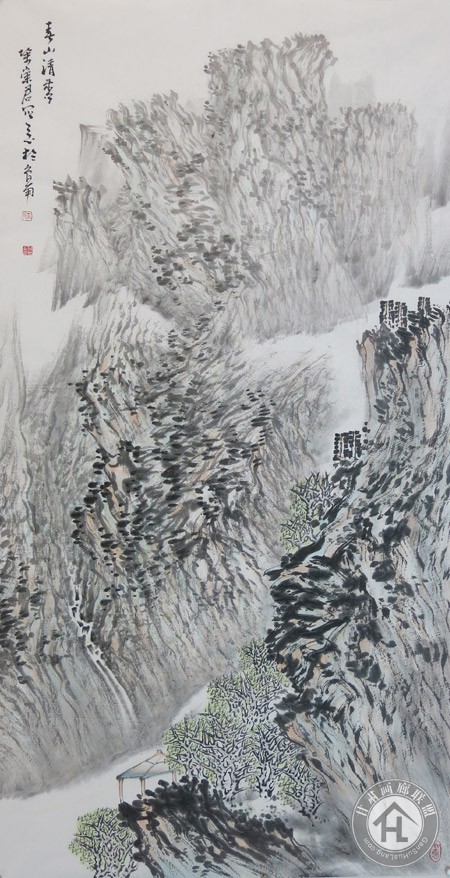 巩崇君山水画作品