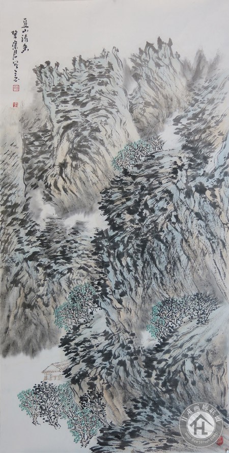巩崇君山水画作品