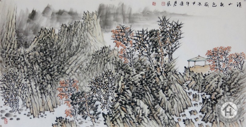 巩崇君山水画作品