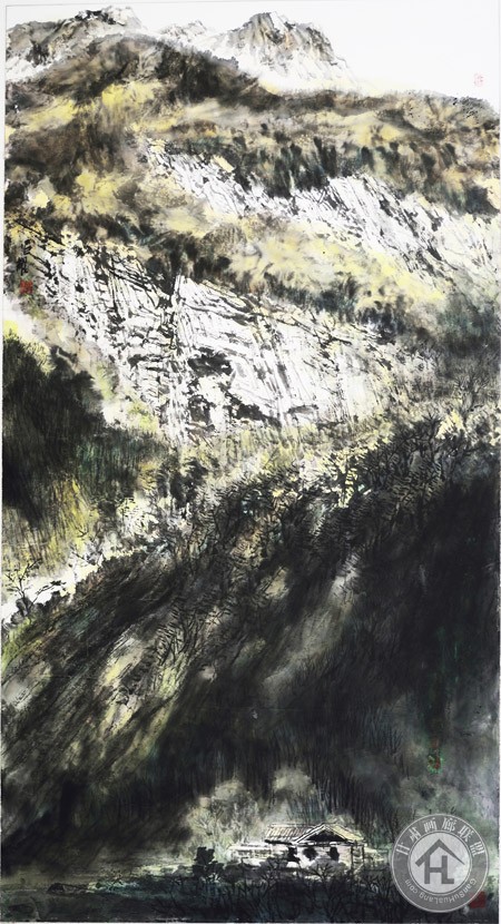 赵巨耀山水作品 (2)68cm×136cm