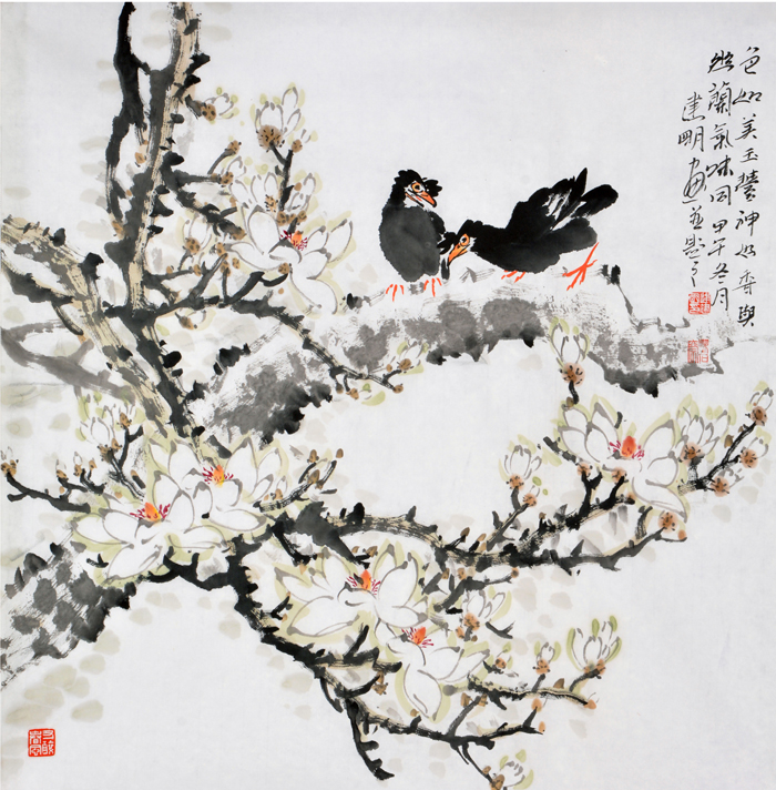 《色如美玉丰神好》68cm×68cm 逄建明
