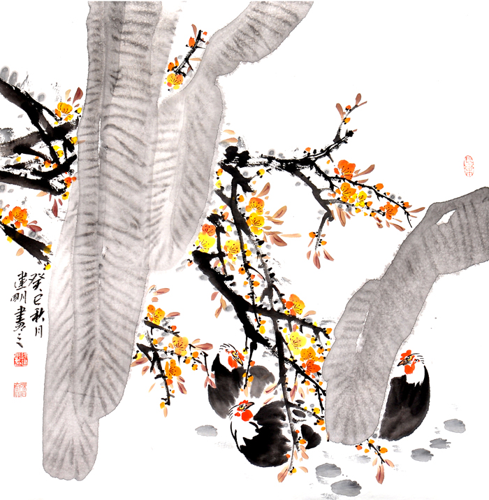 《幽香》68cm×68cm 逄建明