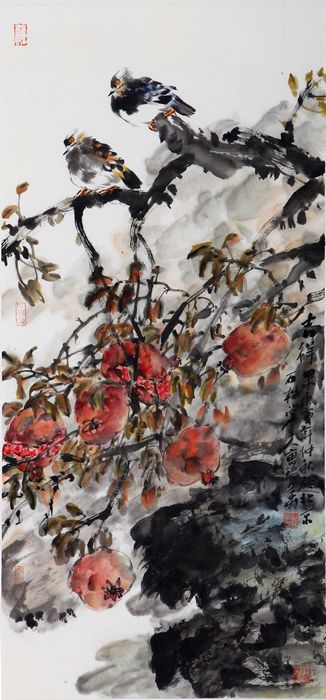 吉祥果 136cmX68cm 2010年 曹瑞华作品