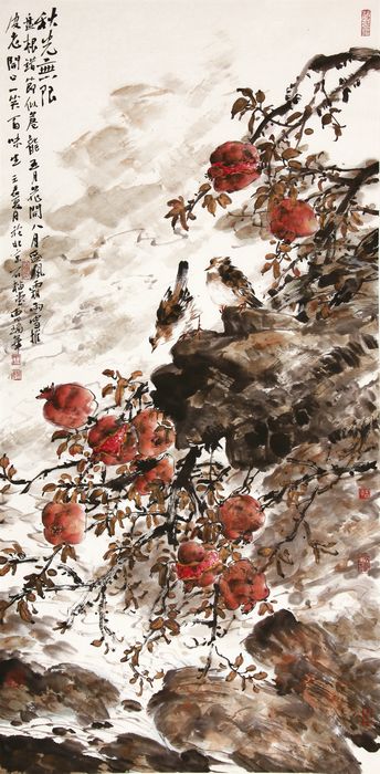 秋光无限50<em></em>x97CM 曹瑞华作品