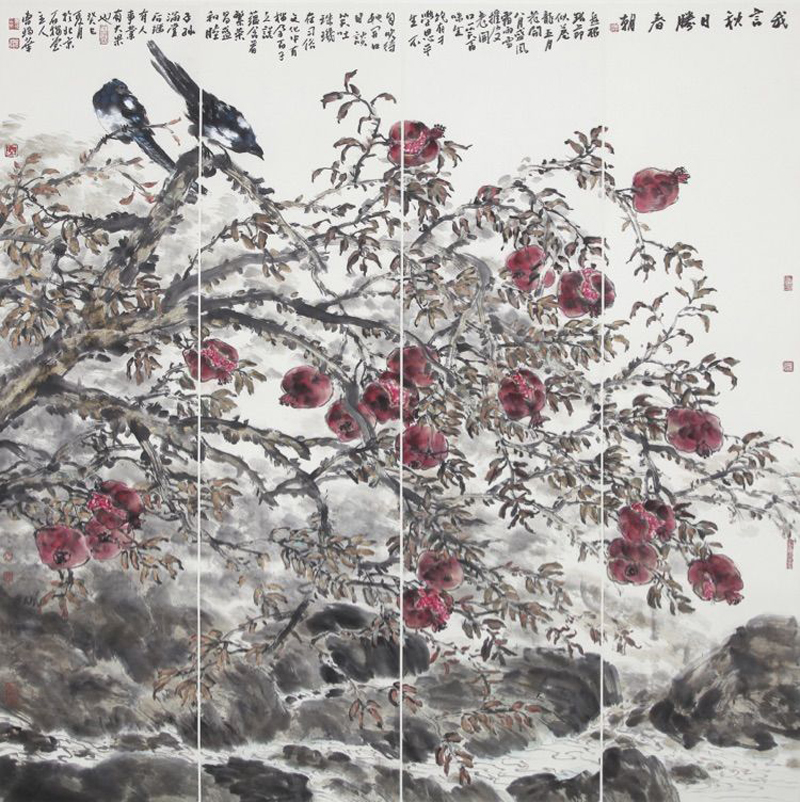 《我言秋日胜春朝》2Mx2M 曹瑞华作品