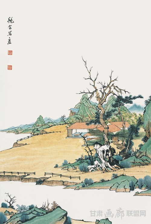 武陵源系列之《春日瑞景》68cm×45cm 刘艳会
