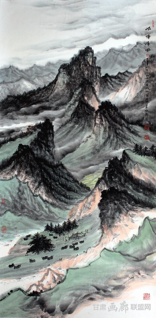 昆仑清风 136cmx68cm 2013年 张海鸿