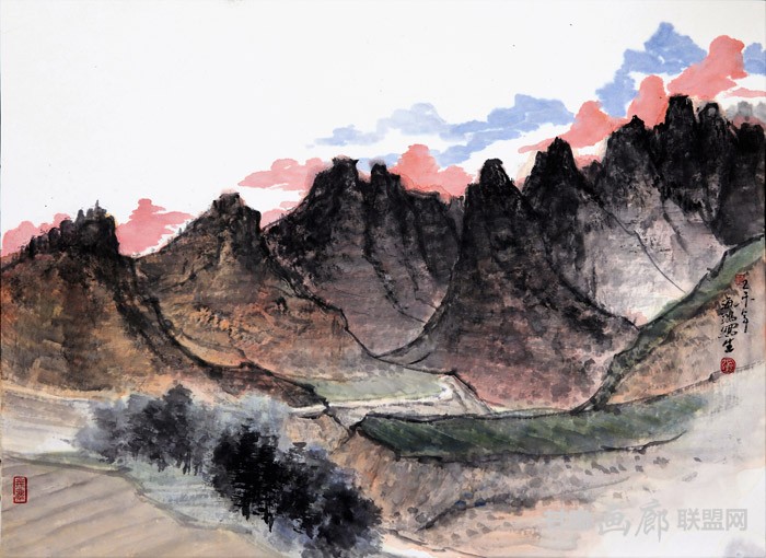 丹山之景 39cmx52cm 2015年 张海鸿