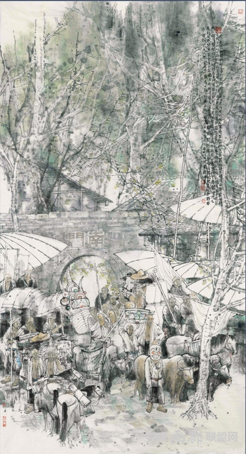 《二十四节气歌》180cm×97cm 2017年 钱磊