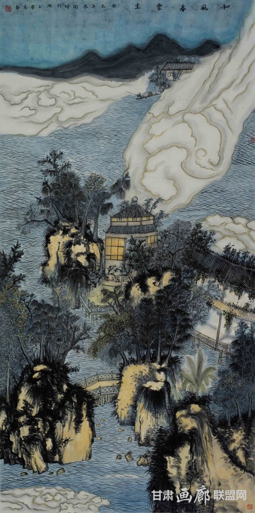 2和风春云136×68cm 陶将