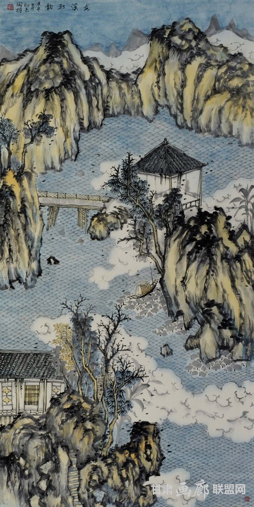 5龙溪秋韵136×68cm 陶将