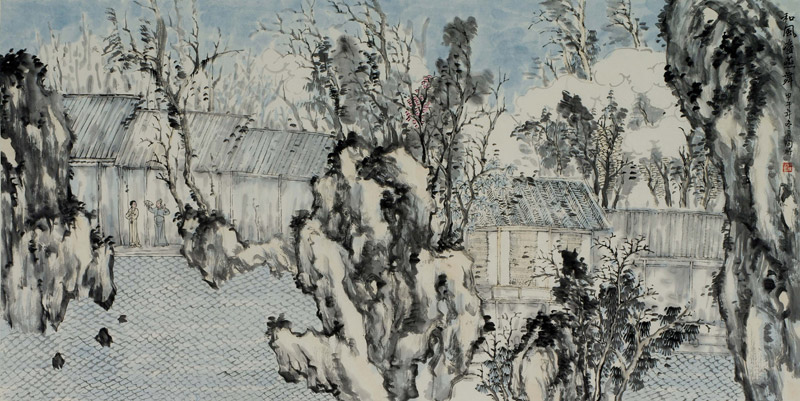 15和风凌燕舞136×68cm 陶将