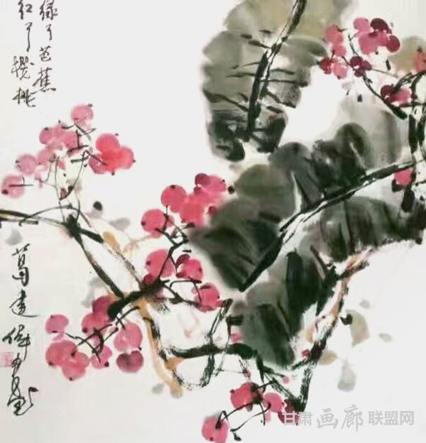 《绿了芭蕉》68cm×68cm 葛建伟