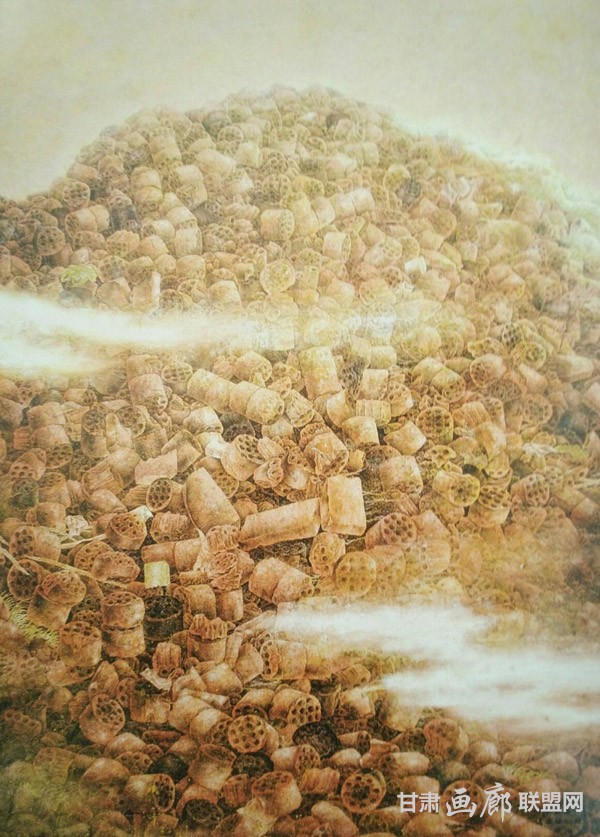冯泊工笔画作品