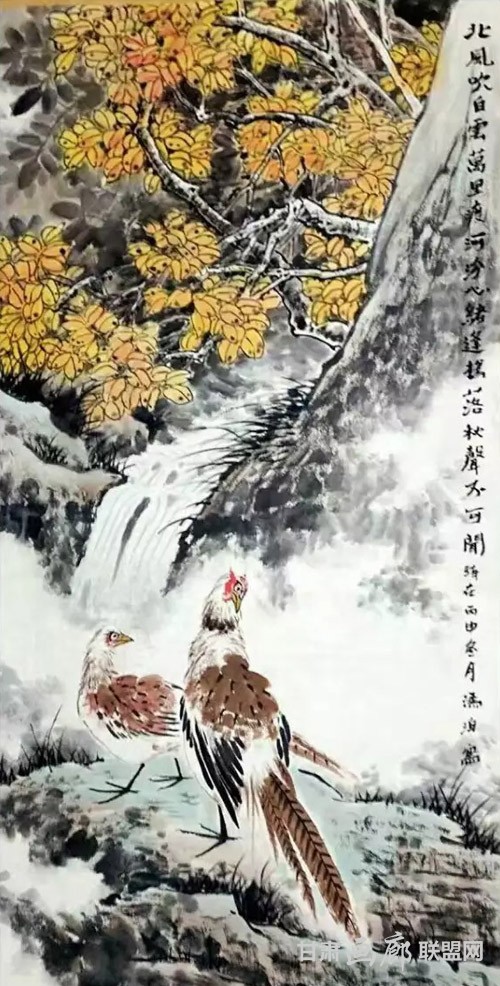 冯泊作品《汾上惊秋》