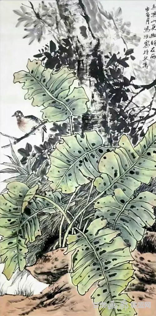 冯泊作品《鸟鸣山更幽》