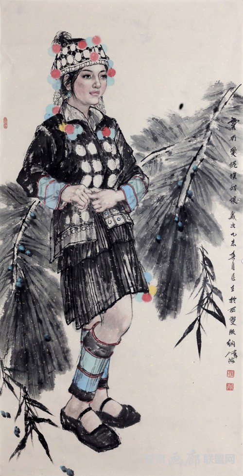 版纳心象之八136cmx68cm 龚伟海