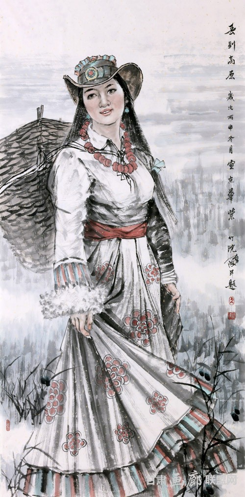 春到高原136x68 龚伟海