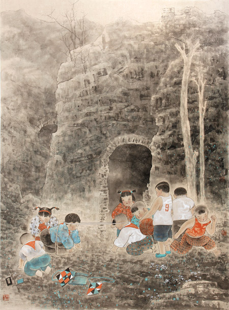 沈可明作品 老瓦窑93cmx123cm-2012年