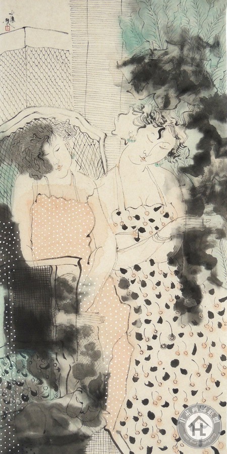 风和日丽之一-136cm-X-68cm-黎小强
