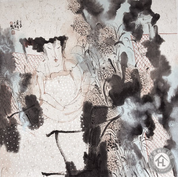 秀谷佳人之二-69x69CM--黎小强
