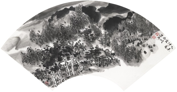 周先云山水画作品