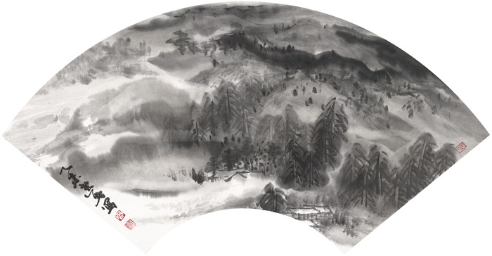 周先云山水画作品