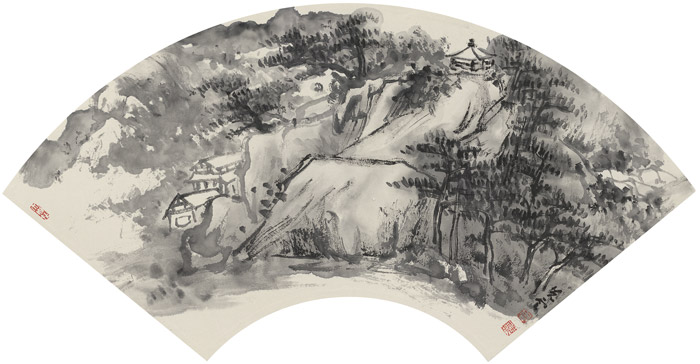 周先云山水画作品