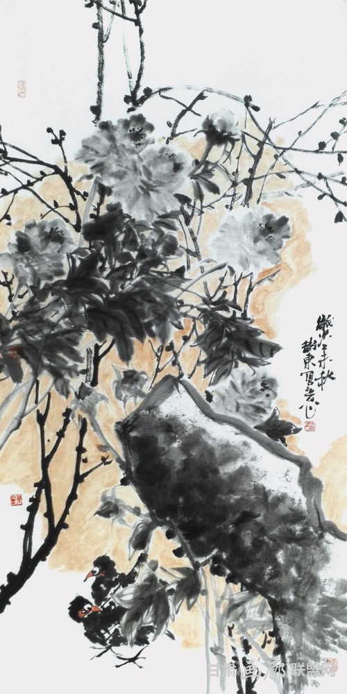 杨卫东花鸟画作品
