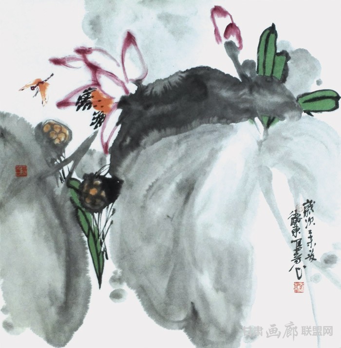 杨卫东花鸟画作品