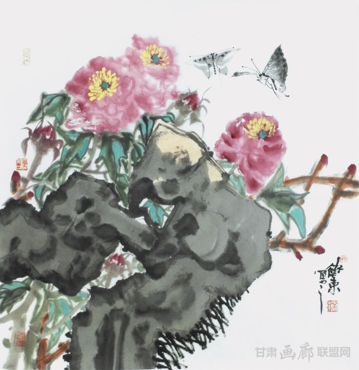 杨卫东花鸟画作品
