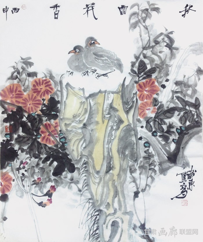 杨卫东花鸟画作品