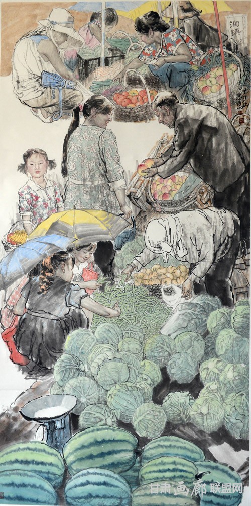 乡镇小集200<em></em>x98cm 陈恩惠