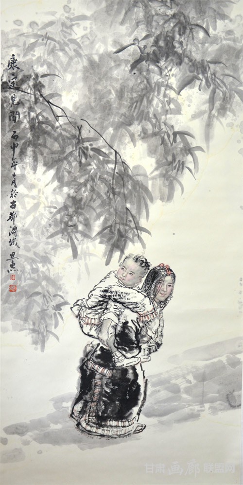 康定见闻68cmX136cm2016年 陈恩惠